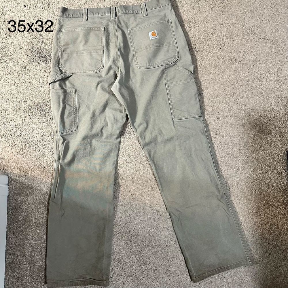 Carhartt Men's Cargo Pants in Gray, 35x32